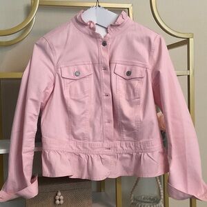Talbots Light Pink Jean Jacket
